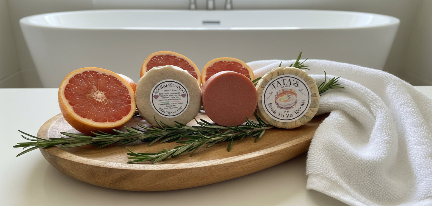 Tata's Goat Milk & Tallow Stellar Strand  Shampoo Bar's (Normal Straight and Fine)